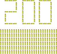 Vista 1 de Dart Zone Pro-Series Bamboo 2X - Recambio de dardos de espuma de media longitud