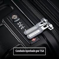 Vista 6 de Samsonite Freeform de carcasa rígida expandible con ruedas giratorias dobles, Negro