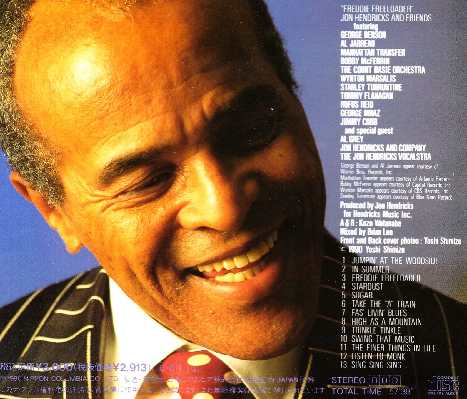 JON HENDRICKS & FRIENDS JON HENDRICKS AND FRIENDS - Freddie Freeloader - Disque CD