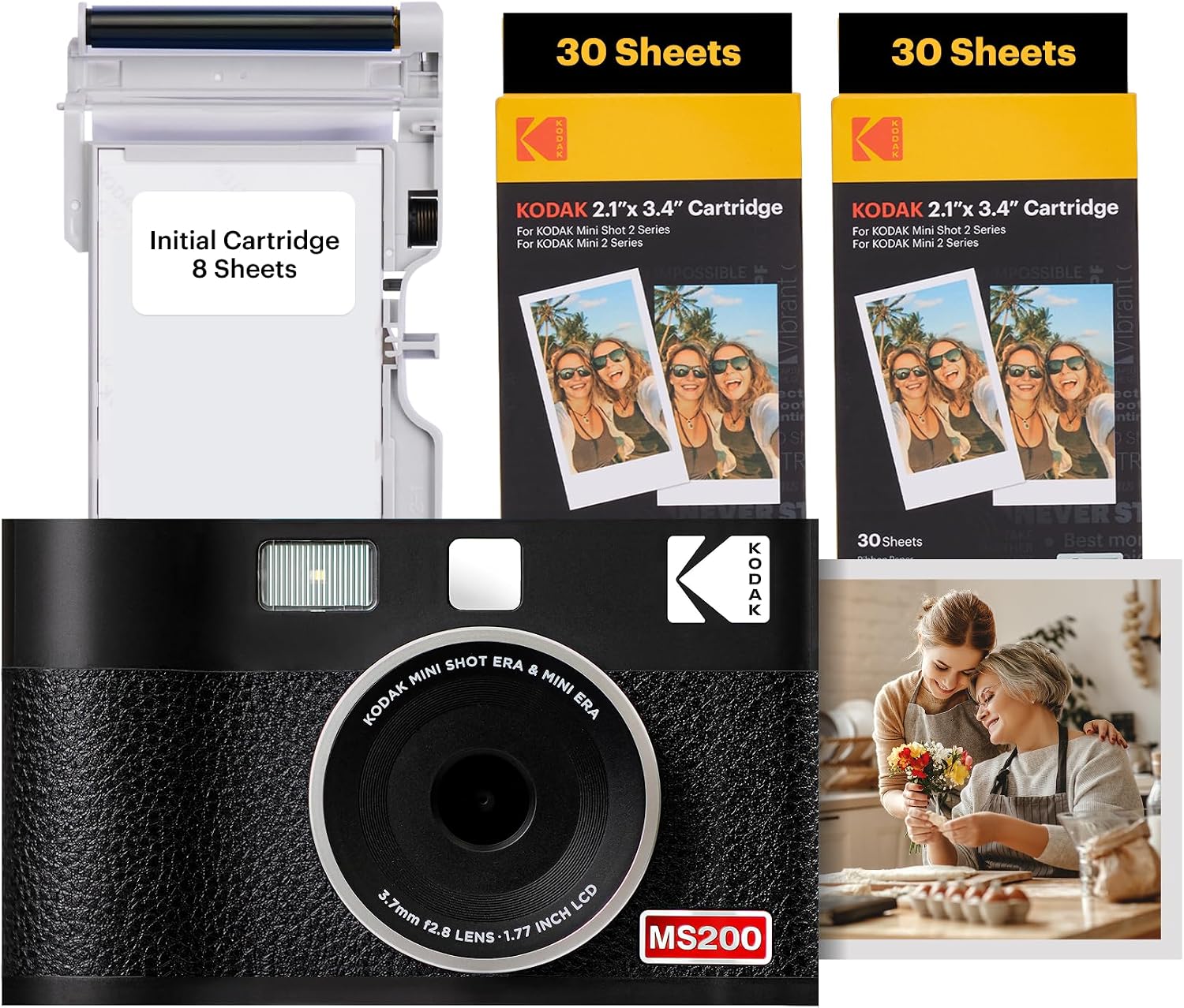 KODAK Mini Shot 2 ERA 4PASS 2-in-1 Camera & Liberia | Ubuy