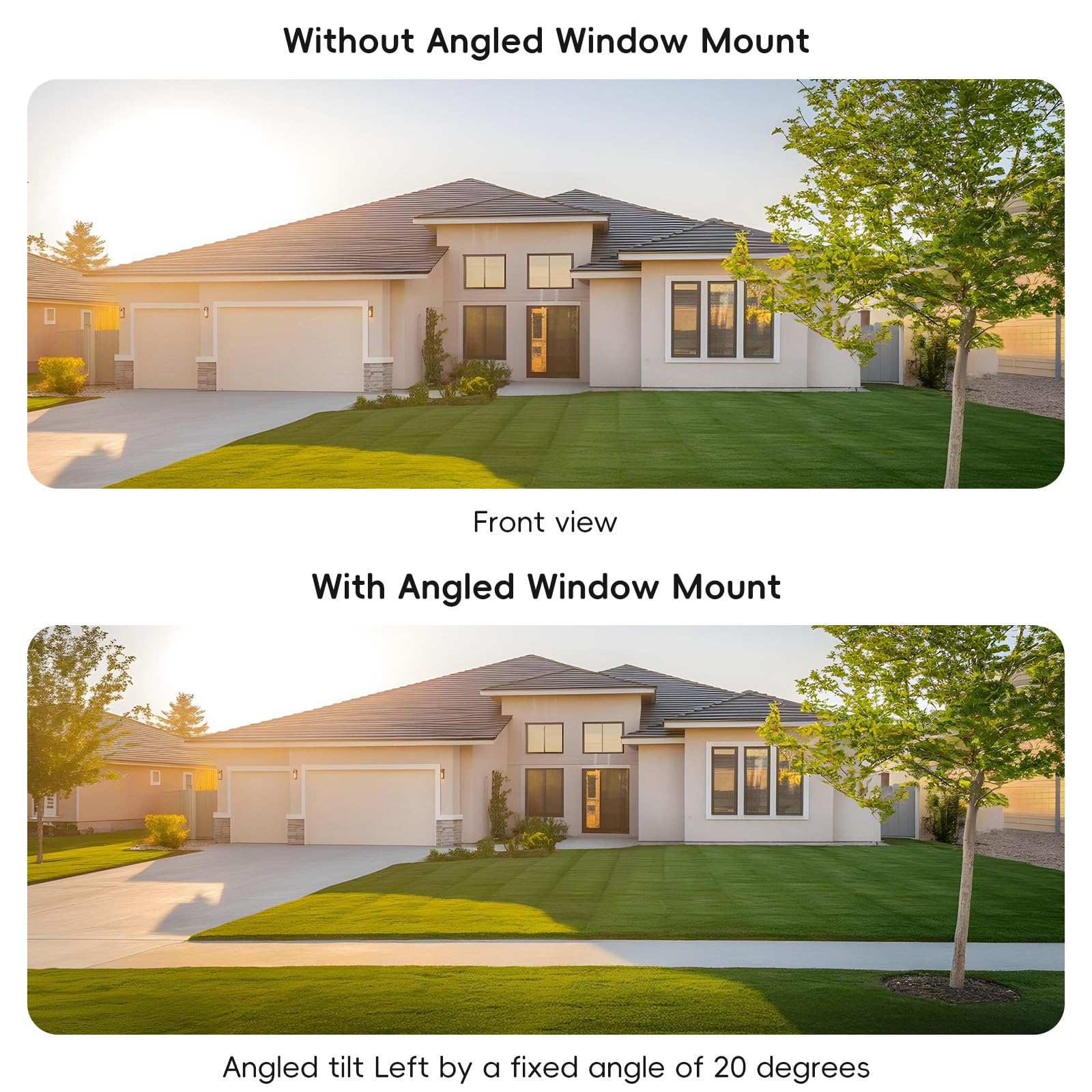 ANYQOO Sicherheitskamera, 3MP 2K Innenkamera, 2,4 GHz & 5 GHz WiFi-Fensterkamera für Zuhause, Farbnachtsicht, Bewegungserkennung, 24/7-Aufnahme, einfache Installation (1 Pack)