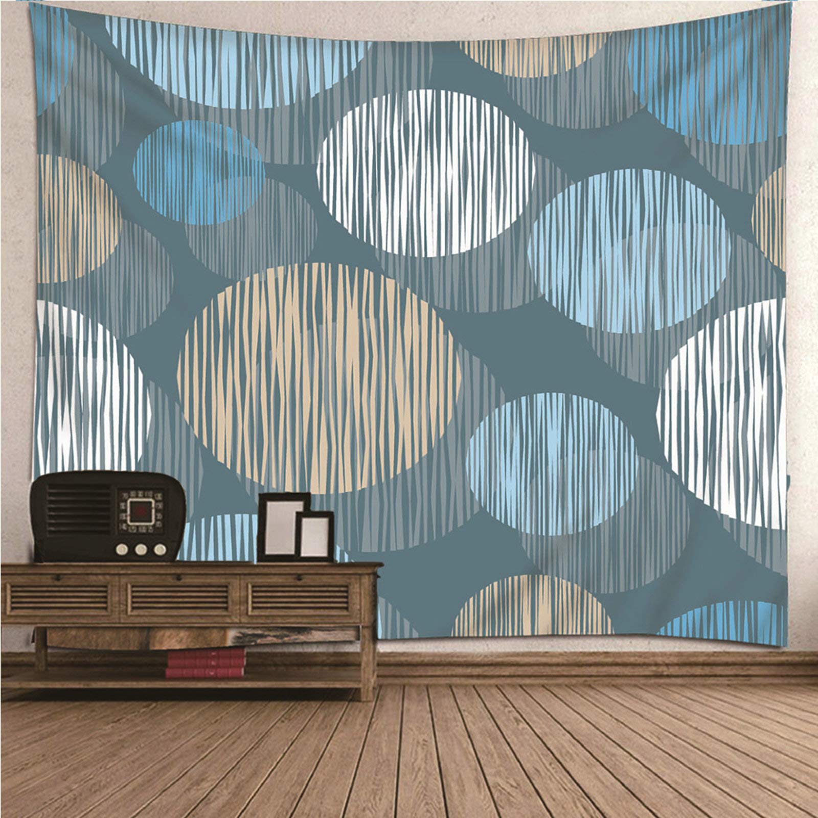 Tapiz de pared minimalista de 210x140 cm en poliéster para sábana y mantel