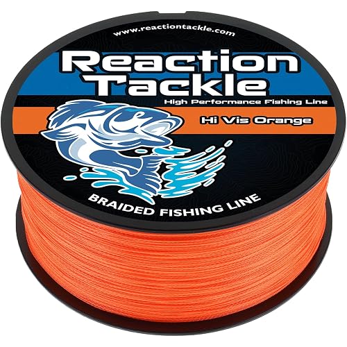 Reaction Tackle Braided Fishing Line, Pro Grade Braid, Fresh and Saltwater