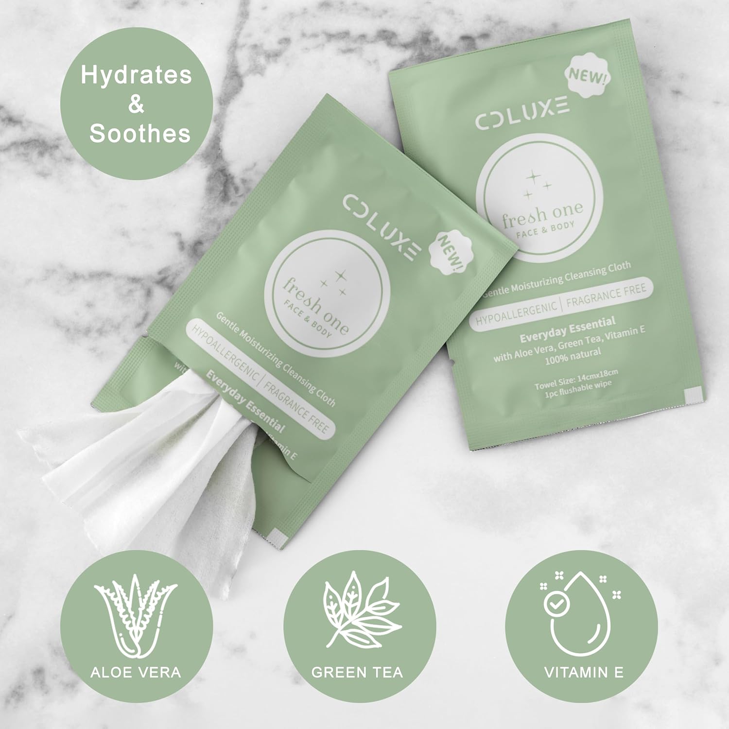 Fresh One - Personal Cleansing | All Natural & Flushable, Sensitive Skin,