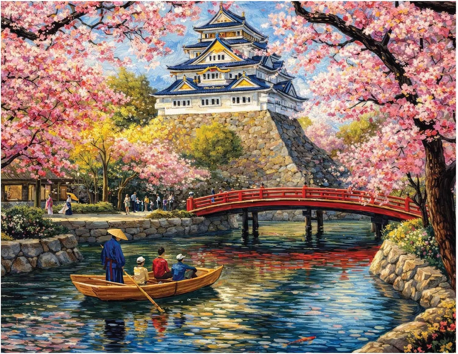 Springbok Cherry Blossoms in Kyoto 500 Piece Jigsaw Puzzle