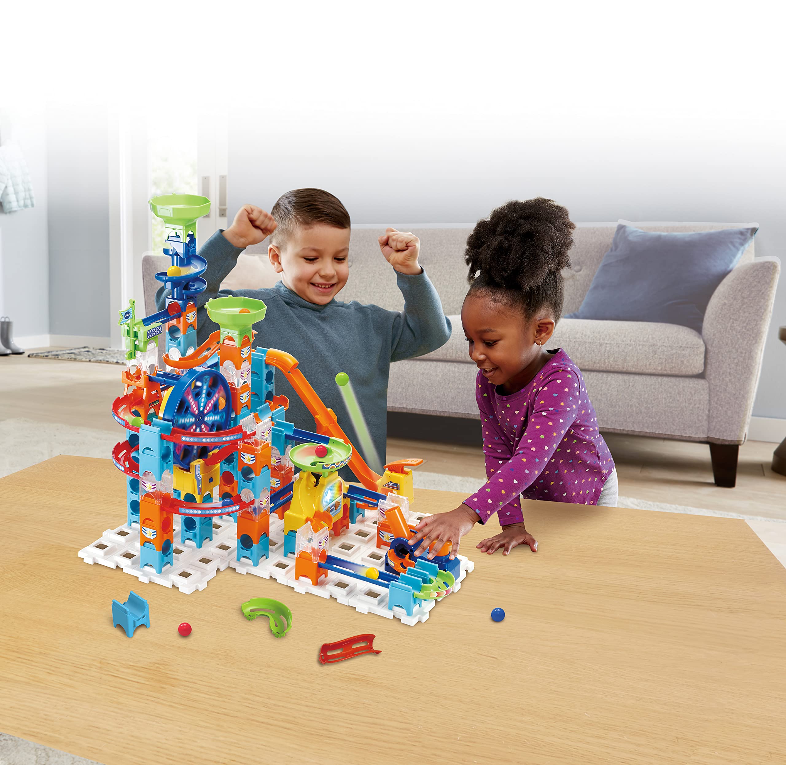 VTech Marble Rush Ultimate XL100 - Murmelbahn mit 135 Teilen