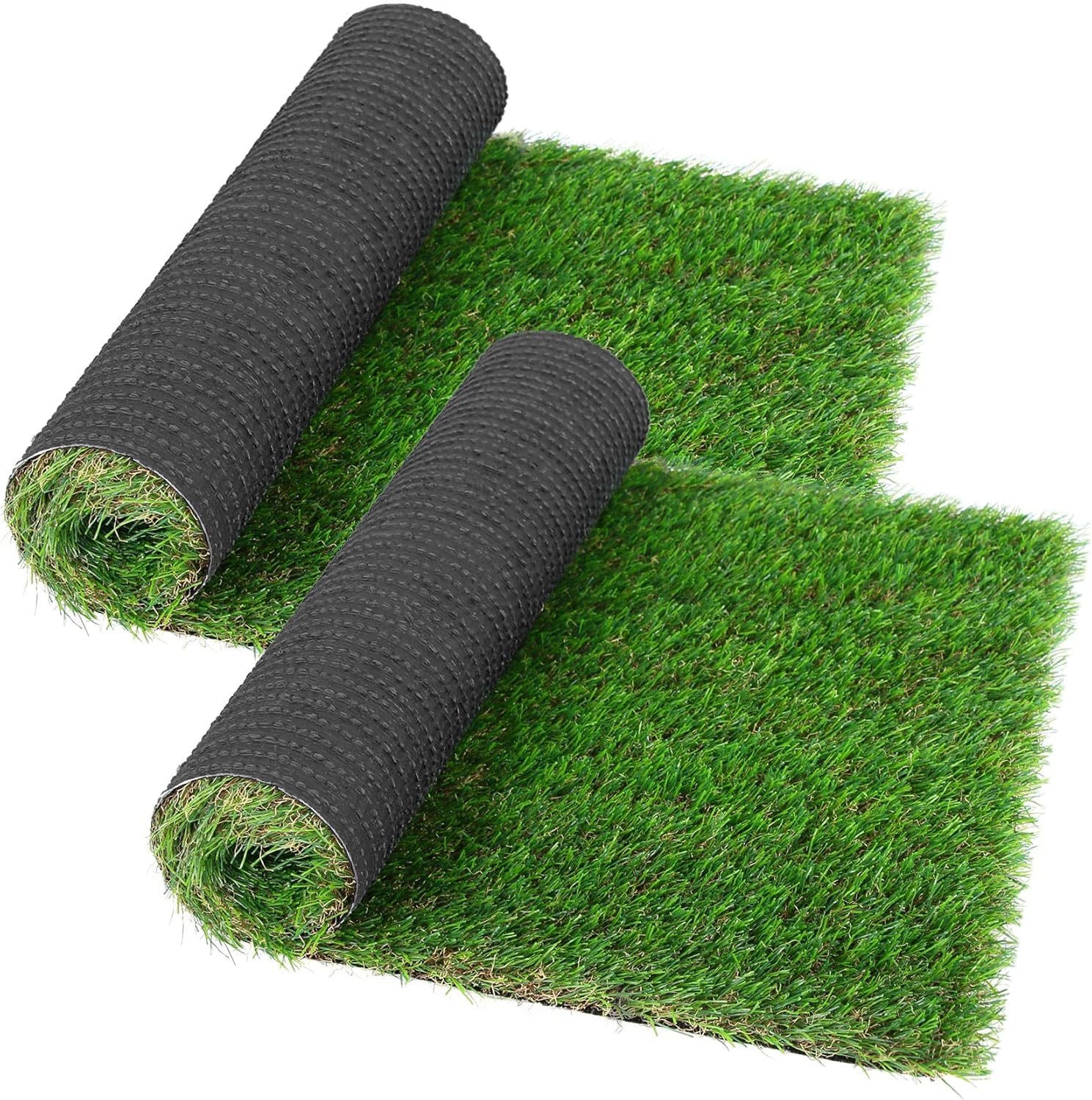 Amazon.com: GLOBREEN 2 Pack Green Artificial Grass Door Mat, Thick ...