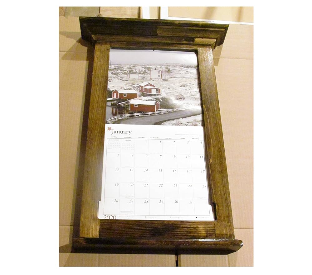 Amazon.com: Custom traditional wood calendar frame holder FRONT LOADING : Handmade Products Amazon.com: Custom traditional wood calendar frame holder FRONT LOADING : Handmade Products