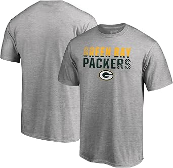 Mens Heathered Gray Green Bay Packers Iconic Collection Fade Out T-Shirt II
