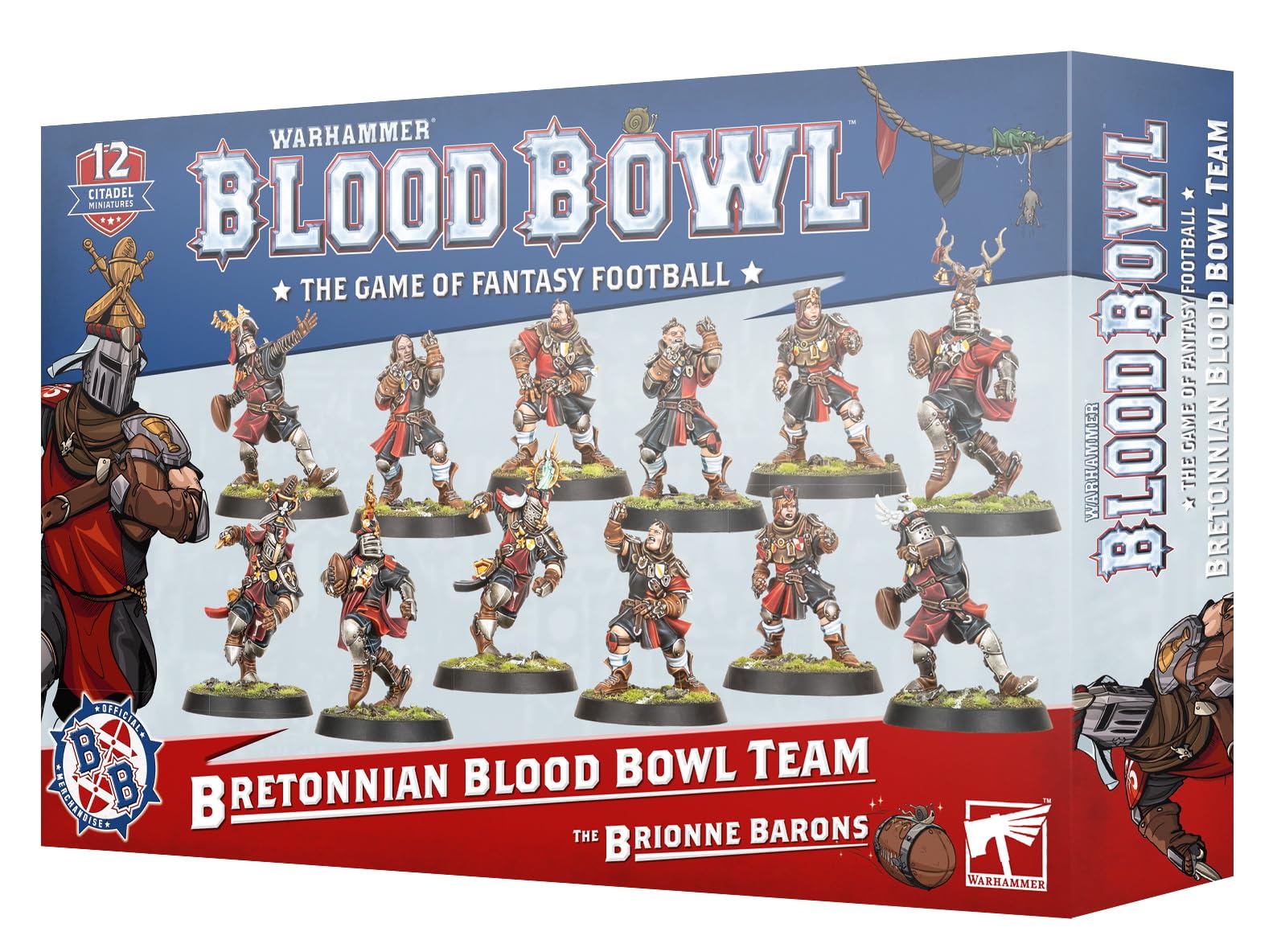 Games Workshop - Blood Bowl: Bretonnian Team - The Brionne Barons