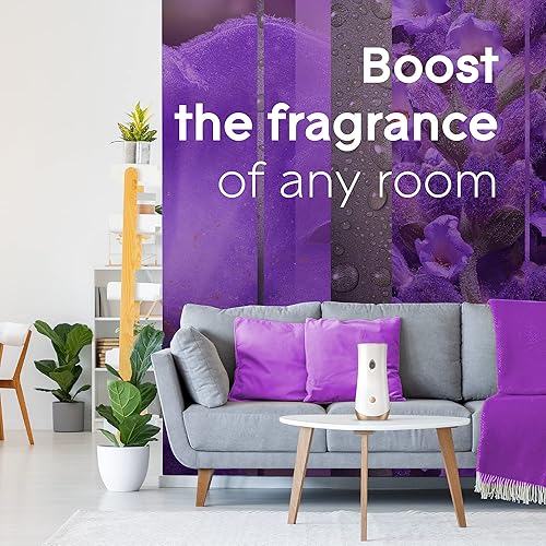 Miniatura 10 de Glade Relabije automático de aerosol, ambientador para el hogar y el baño, tranquilo lavanda y aloe, 6.2 oz, 3 cuenta