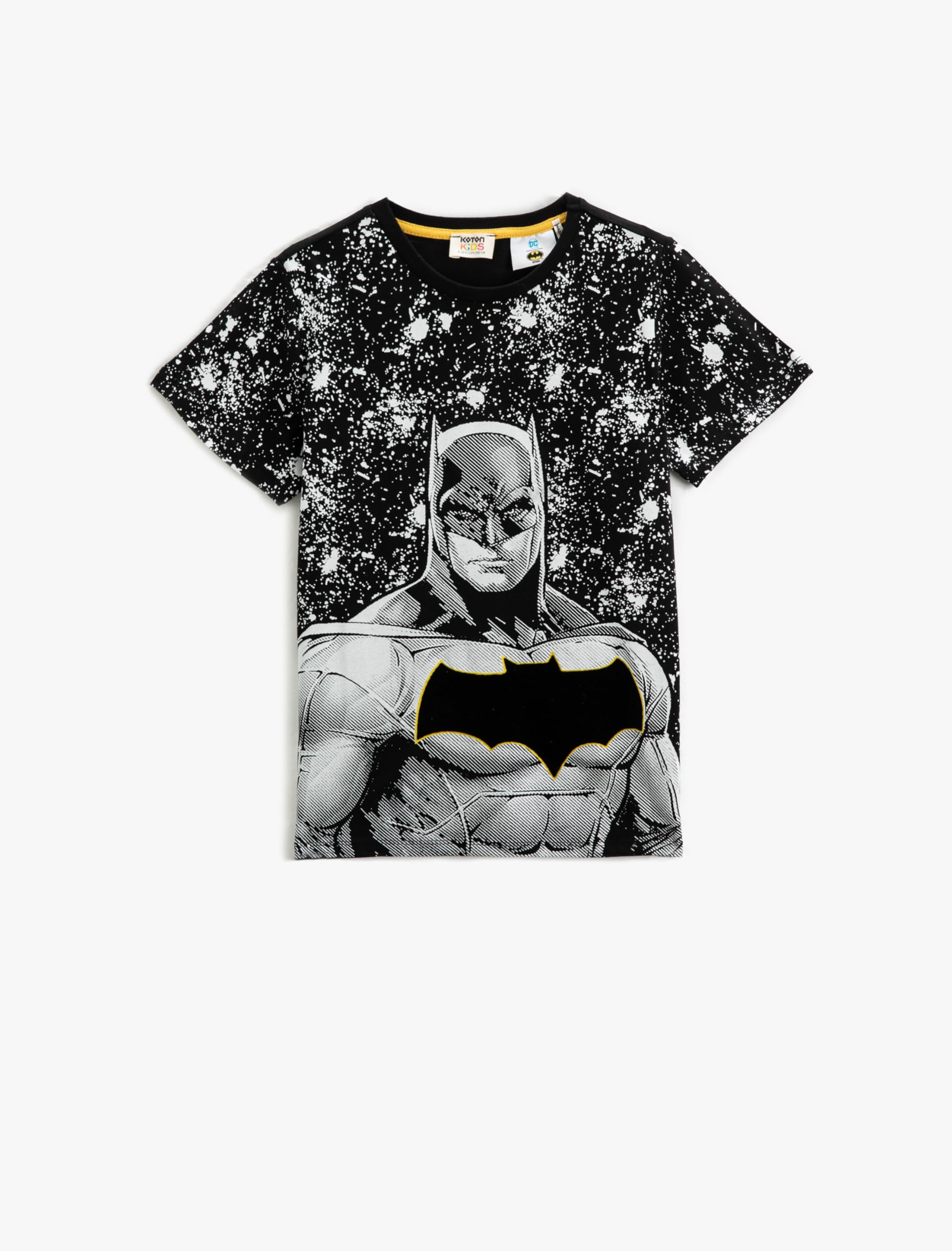 Batman Tişört Baskılı Lisanslı Kısa Kollu Bisiklet Yaka Pamuklu
