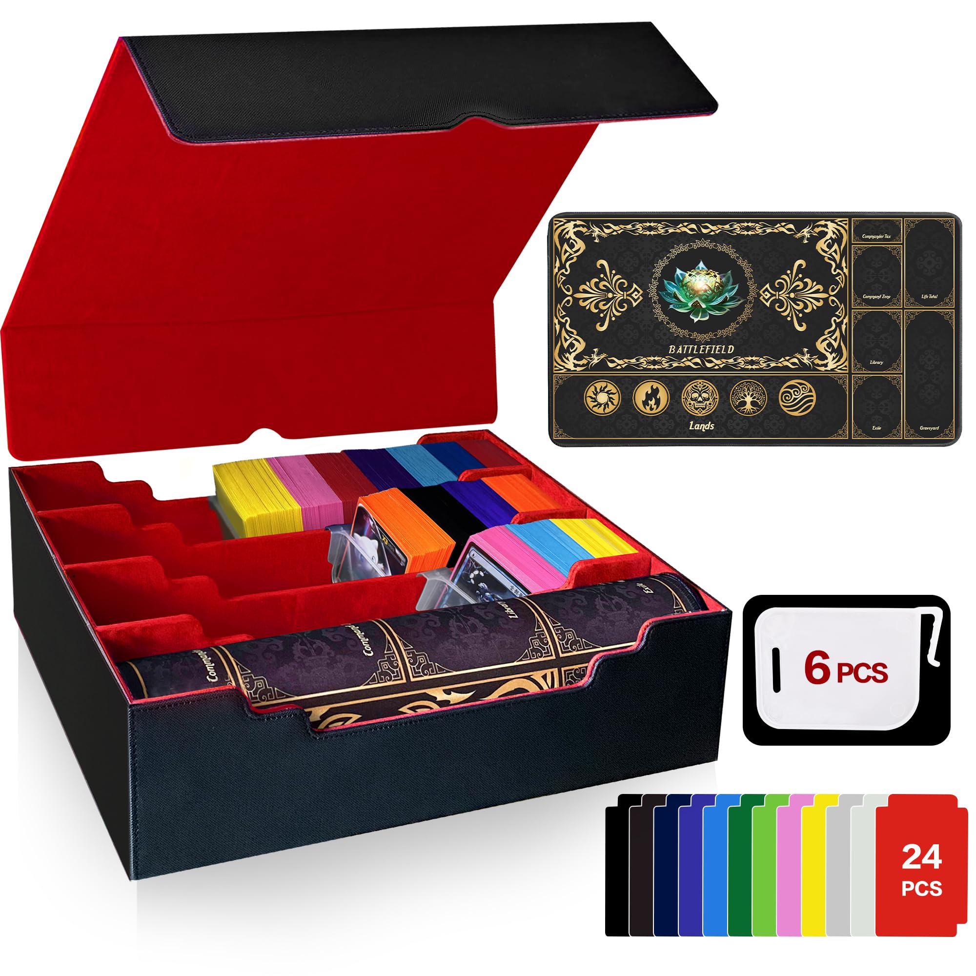 MTG Commander Deck Box - Black Lotus Design -24