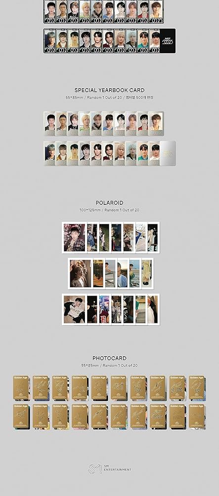 NCT Golden Age スペシャル イヤーブック トレカ マーク CD付 NCT - Golden Age - Archiving Version - incl. 224pg Booklet