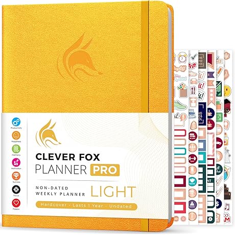 Clever Fox Planner PRO Light: Your Productivity and Time Management Ally