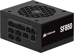 CORSAIR SF850 (2024) Fully Modular Low Noise 80 Plus Platinum Power Supply – ATX 3.1 Compatible – PCIe 5.1 Compatible – SF…