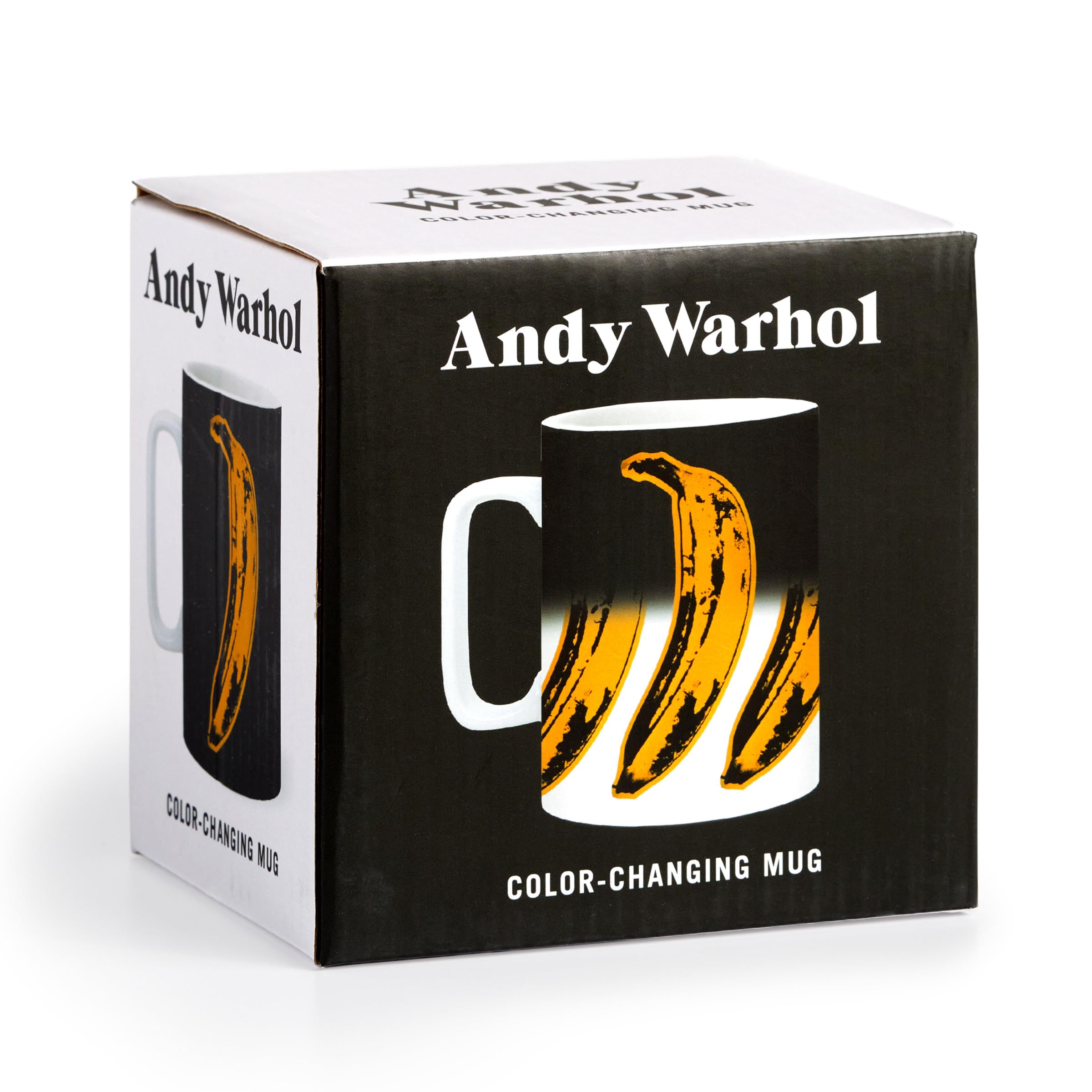 Galison, 200 milliliters, Andy Warhol – Banana Color Changing Ceramic Mug