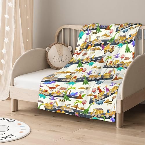 Vista 64 de Manta Personalizada con Nombre de Dinosaurio Regalos Personalizados Mantas de Franela Súper Suaves y Ligeras Manta para Niños, Adultos, Adecuada