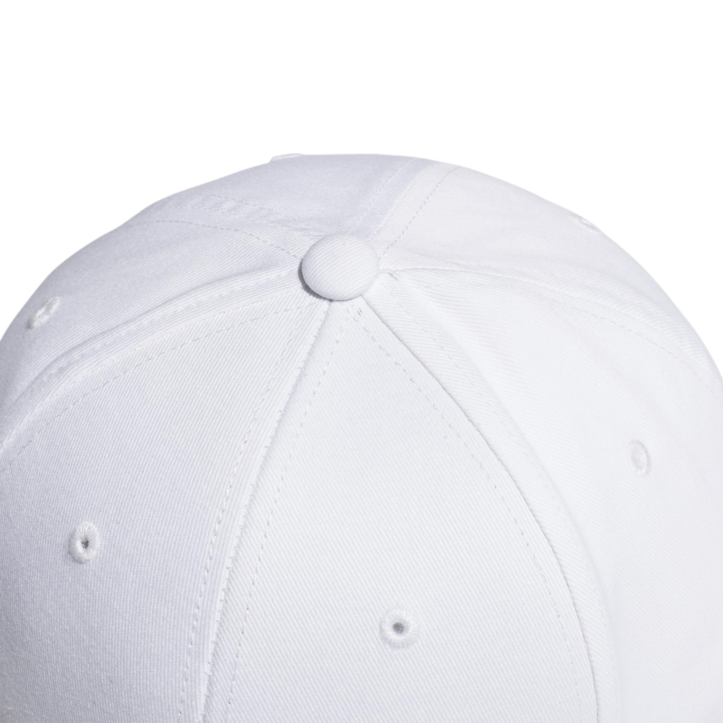 adidas Polyester Blend Unisex-Adult Cap (Fk0890_White, Black_OSFM) 4