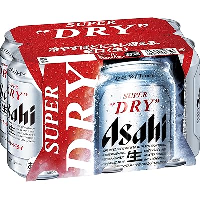 アサヒ スーパードライ 350ml 6缶