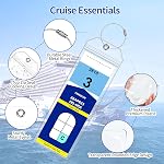 8 Pack Luggage Tags Travel Essentials & Cruise Essentials for NCL, Princess, Carnival, Royal Caribbean & Celebrity Cruise Ships by SEAVILIA