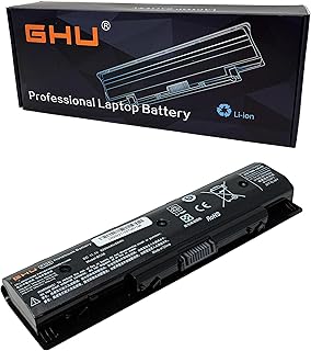 GHU New Battery PI06 PI06XL Compatible with HP Notebook HSTNN-LB4N HSTNN-UB4N HSTNN-LB4O PI09 PN 710416-001 710417-001 HSTNN-YB4N HSTNN-YB4O P106 PI06 PI06XL PI09 58WH 5200mAH 10.8v11.1v