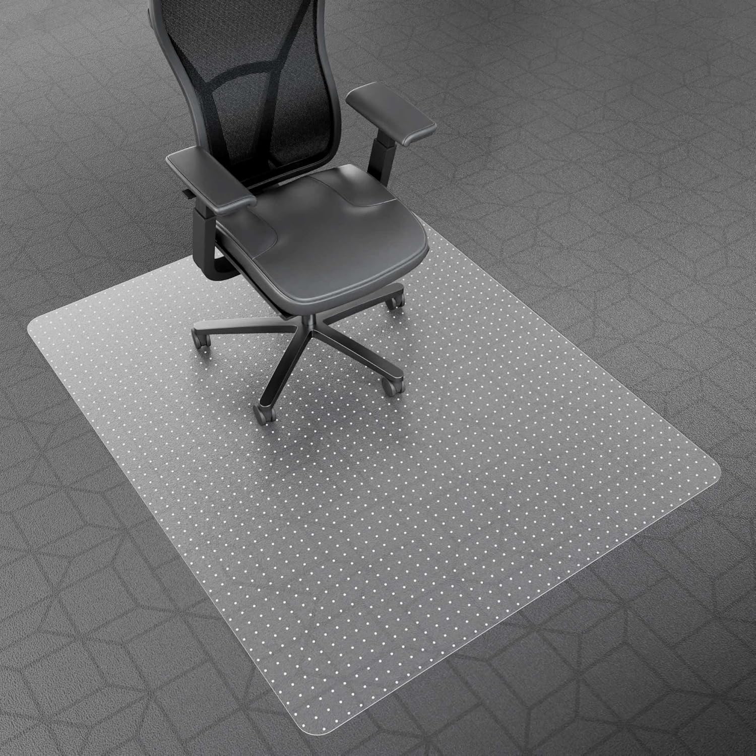 Naturei Office Chair Mat for Carpet 60" x 48", Desk