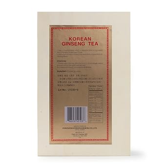 DONGWON Instant Korean Ginseng Tea, 100 Sachets - Healthy Drink, Energy-Boosting, Heavy Antioxidants