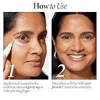 Vista 3 de LAURA GELLER NEW YORK Spackle Primer Iluminador, Hidratante y Aclarante para Debajo de los Ojos - Reduce la Apariencia de Líneas Finas - Dura Todo