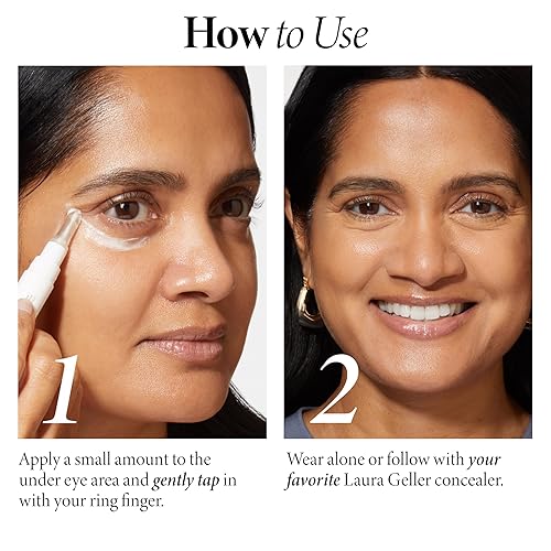 Miniatura 3 de LAURA GELLER NEW YORK Spackle - Imprimación hidratante e iluminadora para debajo de los ojos, reduce la apariencia de líneas finas, dura todo el