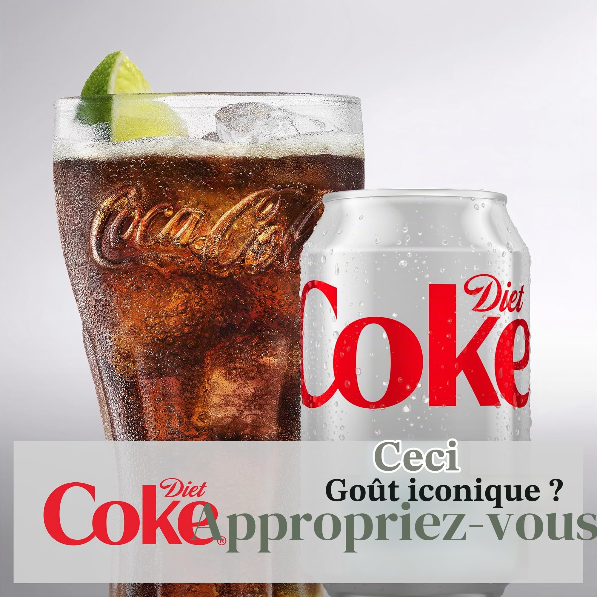 Coca-Cola Régime de Boissons gazeuses 330ml Can (Pack of 24)