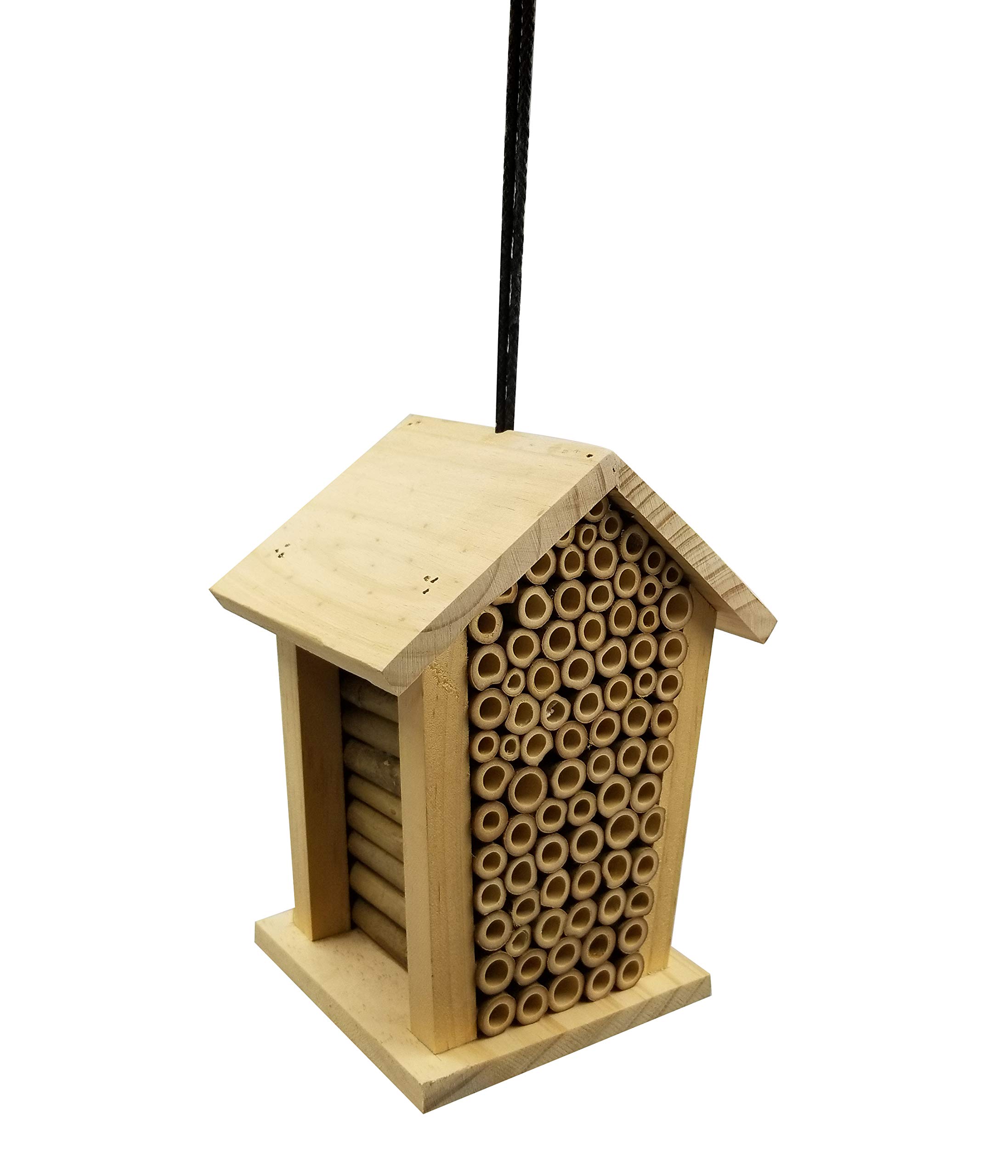 Dehner Natura Louisiana Insect Hotel, Approx. 19 x 15 x 12 cm, Pine Wood, Natural