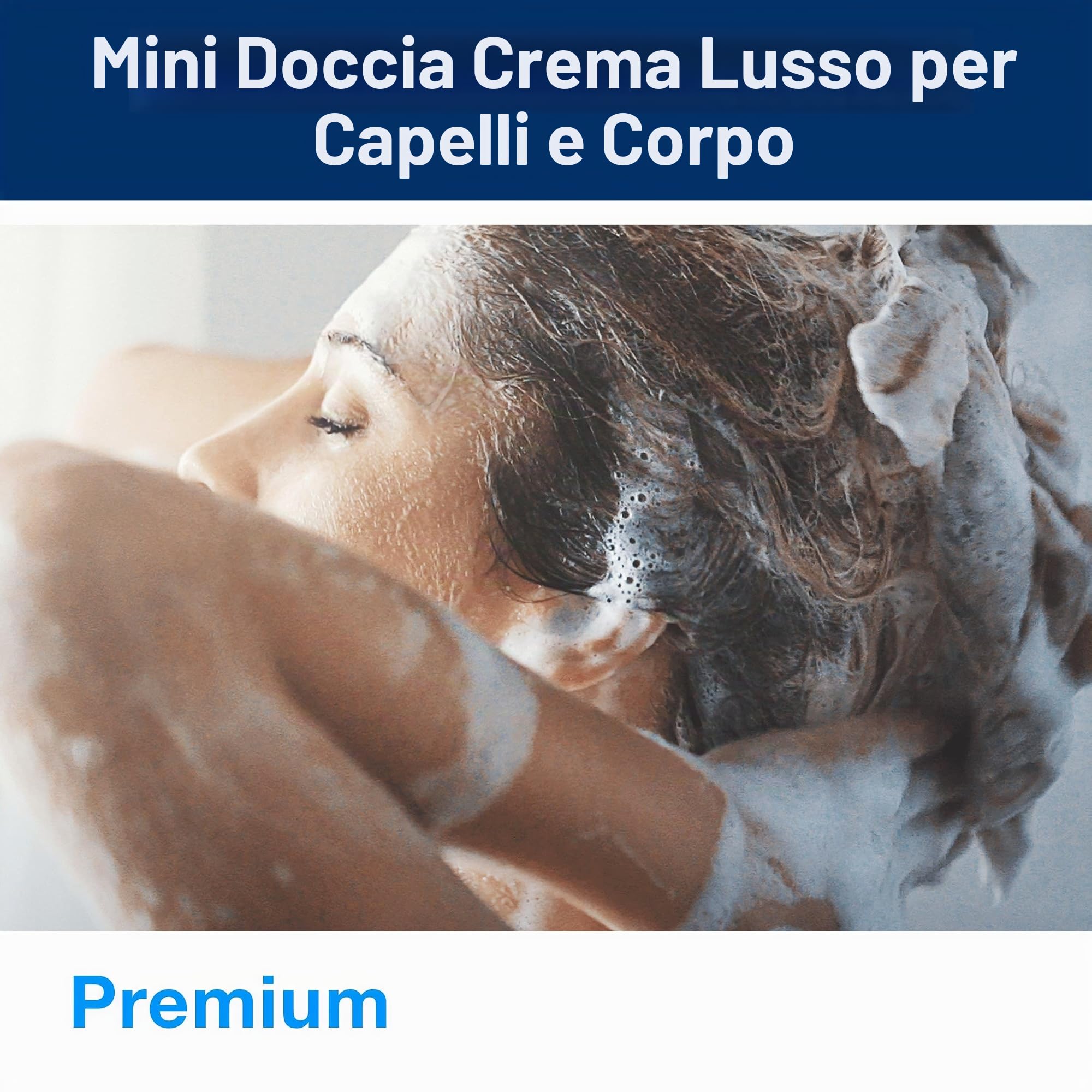 Tork Doccia Shampoo in crema 3 in 1 Luxury Mini S2, fragranza vaniglia e argan, 8 flaconi da 475 ml, 420662