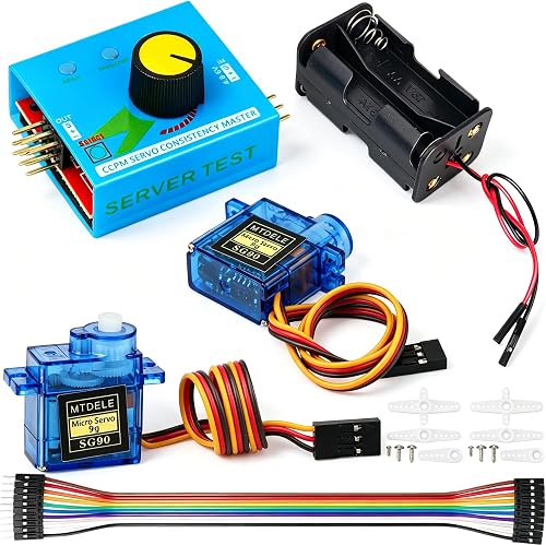 1 Set SG90 9g Servo Motor Tester Kit | RC Micro Servo Tester Controller, Micro Servo Detection