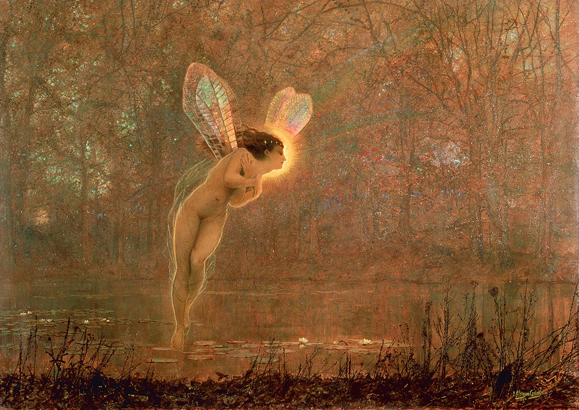 John Atkinson Grimshaw: Iris. Fine Art Print/Poster. Size A1 (84.1cm x 59.4cm)