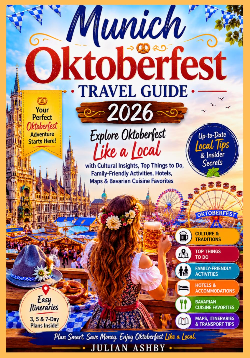 Munich Oktoberfest Travel Guide 2026: Explore Oktoberfest Like a Local with Cultural Insights, Top Things to Do, Family-Friendly Activities, Hotels, Maps & Bavarian Cuisine Favorites
