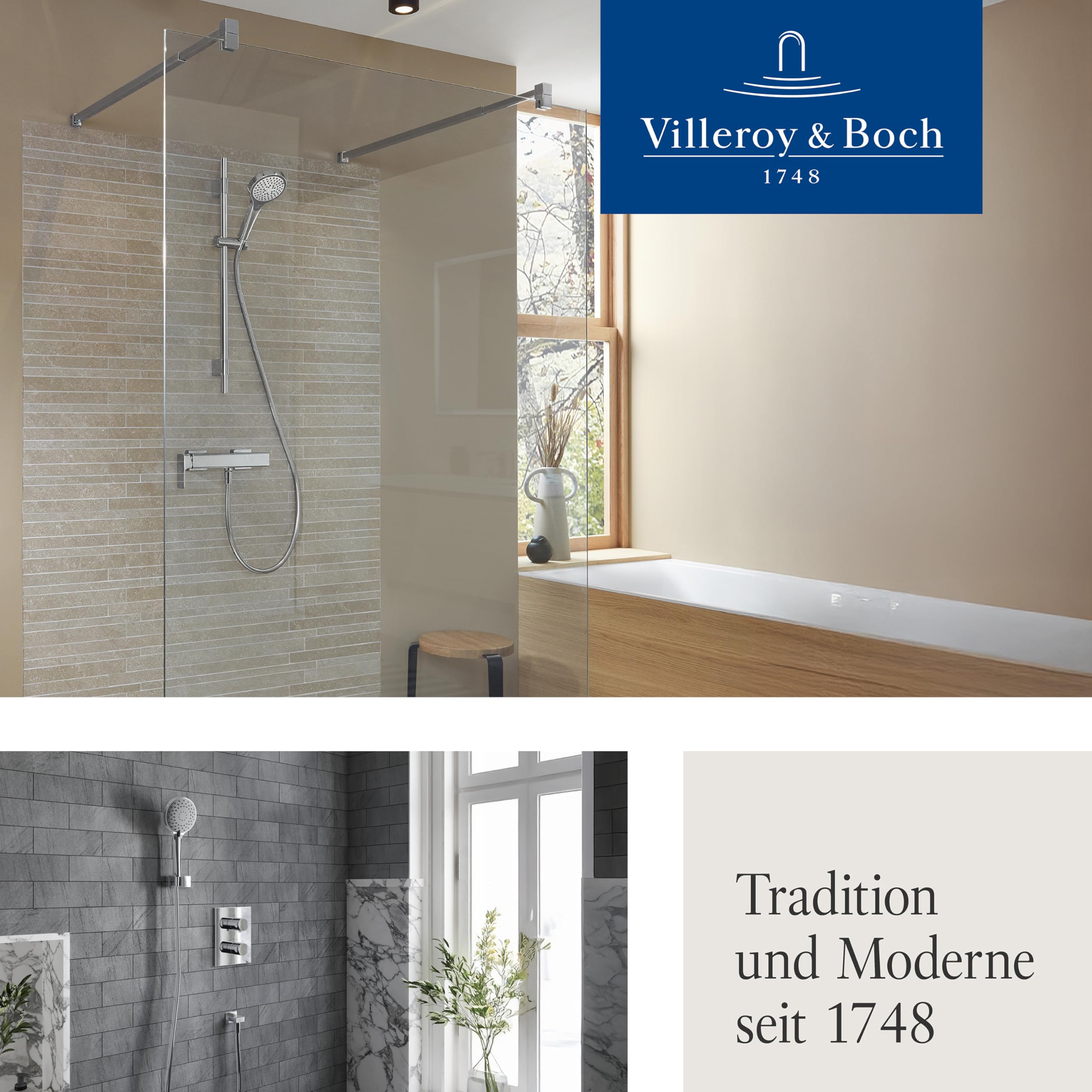 Villeroy & Boch Verve Showers Handbrause – Brushed Gold