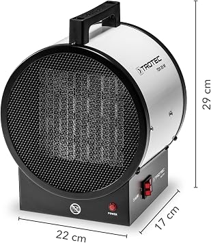 TROTEC Ceramic Heater TDS 20 M Electric Heater 3 kW