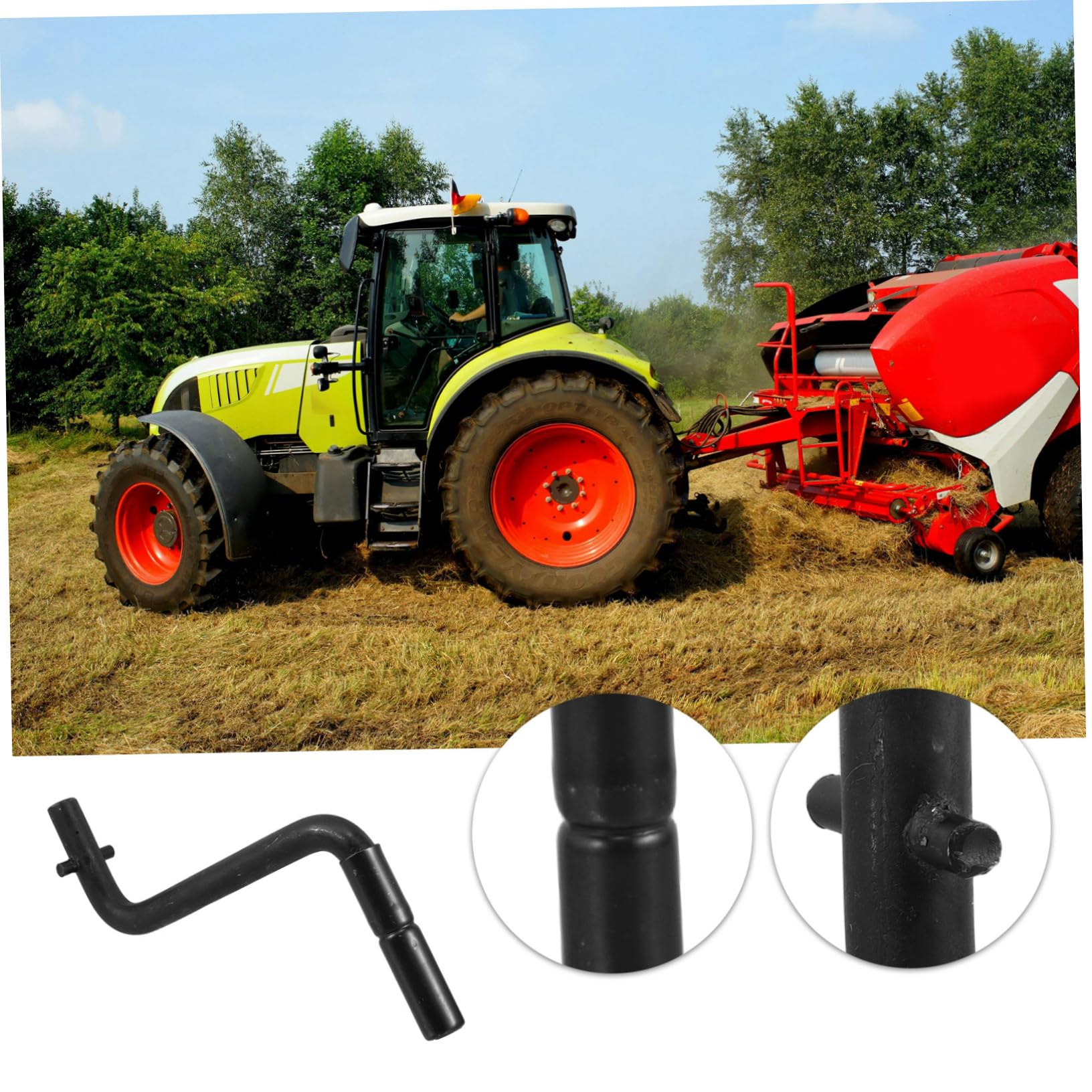 Manivelle en Acier Inoxydable de Démarrage à Cylindre Unique pour Tracteur