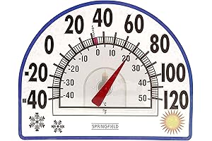 Springfield Static Cling Outdoor Thermometer: Monitor Temperature Accurately