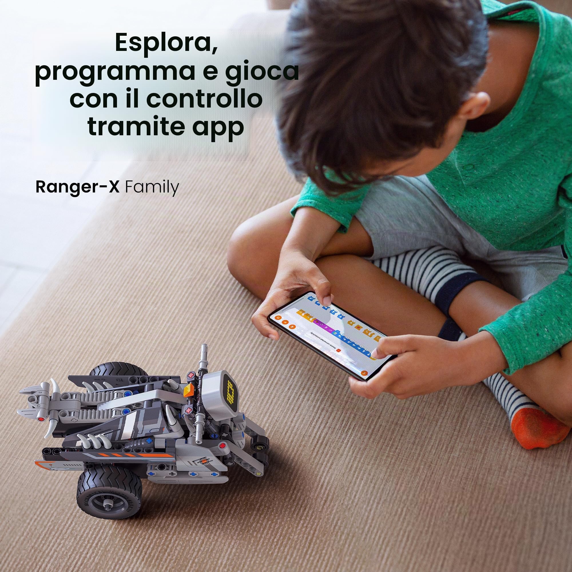 Sillbird Technic Robot per Bambini, 5-in-1 Drago/Robot/Motocicletta STEM Kit Robots, Giocattoli da Costruzione con Controllo Remoto e App,Idee Regalo per Ragazzi e Ragazze Dagli 8 Anni (646 pezzi)