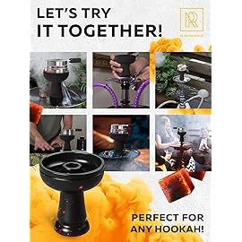 Black Silicone Hookah Bowl Set Silicone - Hookah Head Bowl Premium Shisha Bowls Phunnel Hookah Bowls for Smoking - Hookah Top