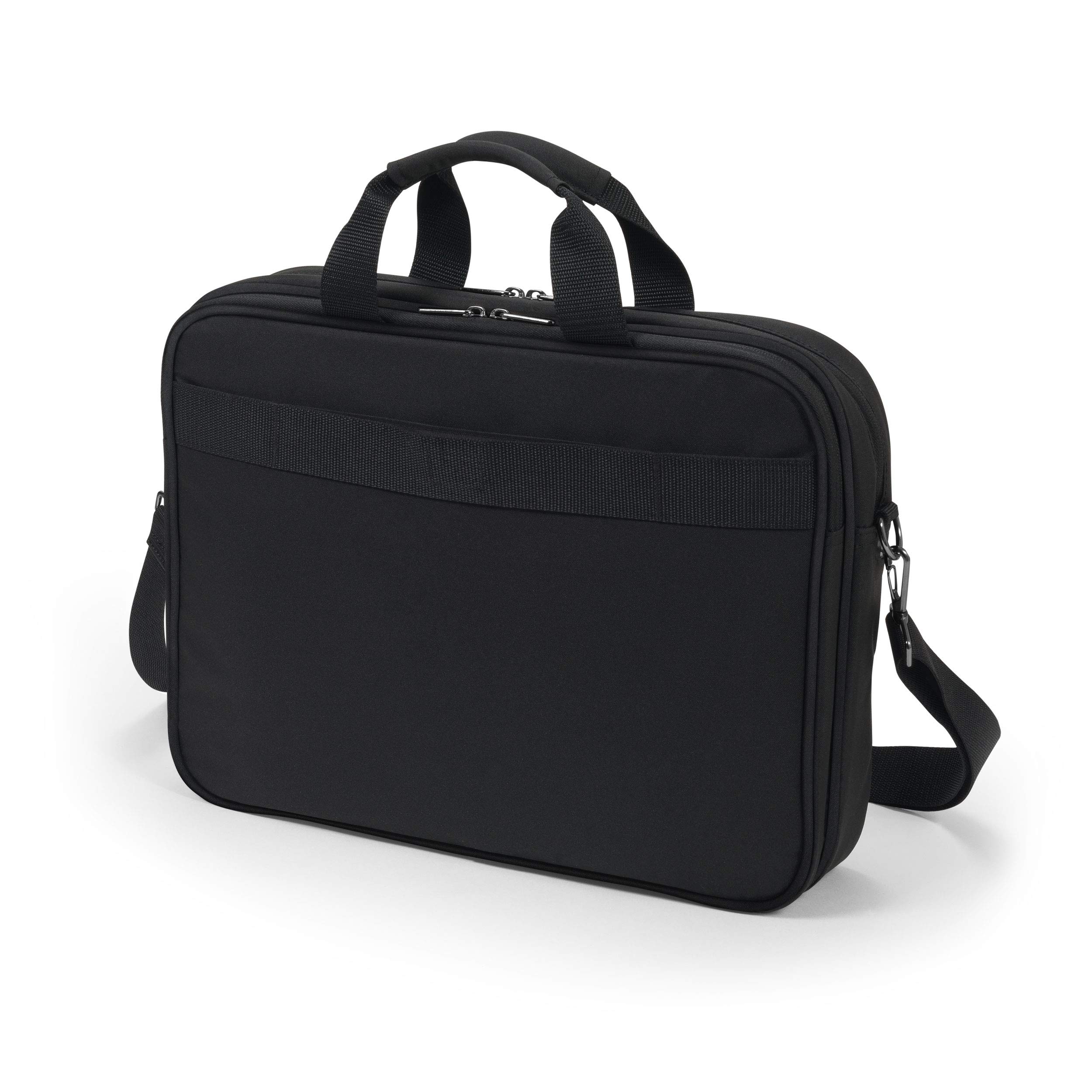 DICOTA Eco Top Traveller Base 15-17.3 - Lightweight Laptop Bag with Protective Padding and Storage Space, Black