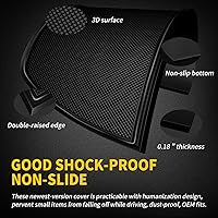 Vista 3 de Custom Dash Mats Fit for R-am Pickup 1500 2500 3500 Accessories 2011-2018, Upgraded Non-Slip Dashboard Pad Cover (1-PC Liner, Black Trim)