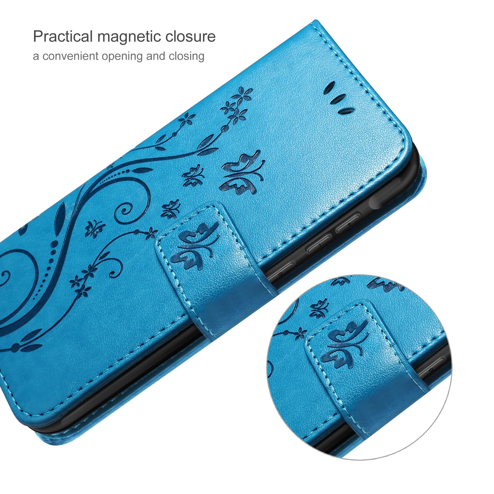 AROYI Etui kompatybilne z Samsung Galaxy A36 5G, etui z portfelem, skóra PU, z przegródkami na karty, składany stojak, magnetyczna ochrona etui z klapką, pasuje do telefonu Samsung Galaxy A36 5G