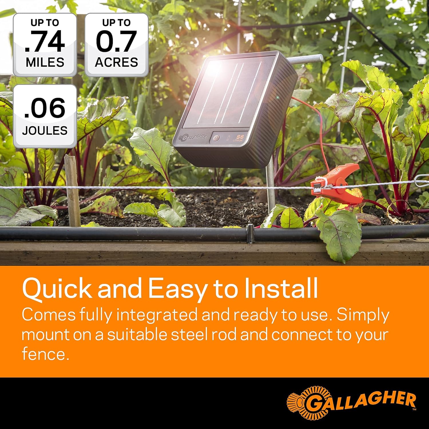 Gallagher S6 Installation in Garden