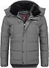 höhenhorn adamelo mens winter jacket quilted lined with removable faux-fur collar