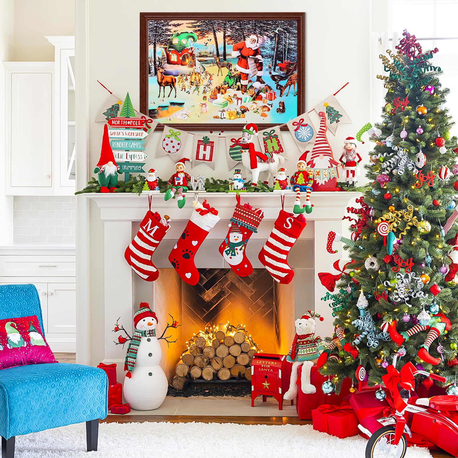 Puzzel Adventskalender 2024, Puzzels Van 1008 Stukjes Aftelkalender Voor Kerst 24 Dagen Van Kerst Aftelkalender Puzzels Kerst
