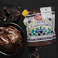 Vista 3 de Clement Faugier - Crema de castaña para untar desde Francia, 26.4 onzas (paquete de 2) bolsa de mermelada de castaña Crema de castaño de marrón