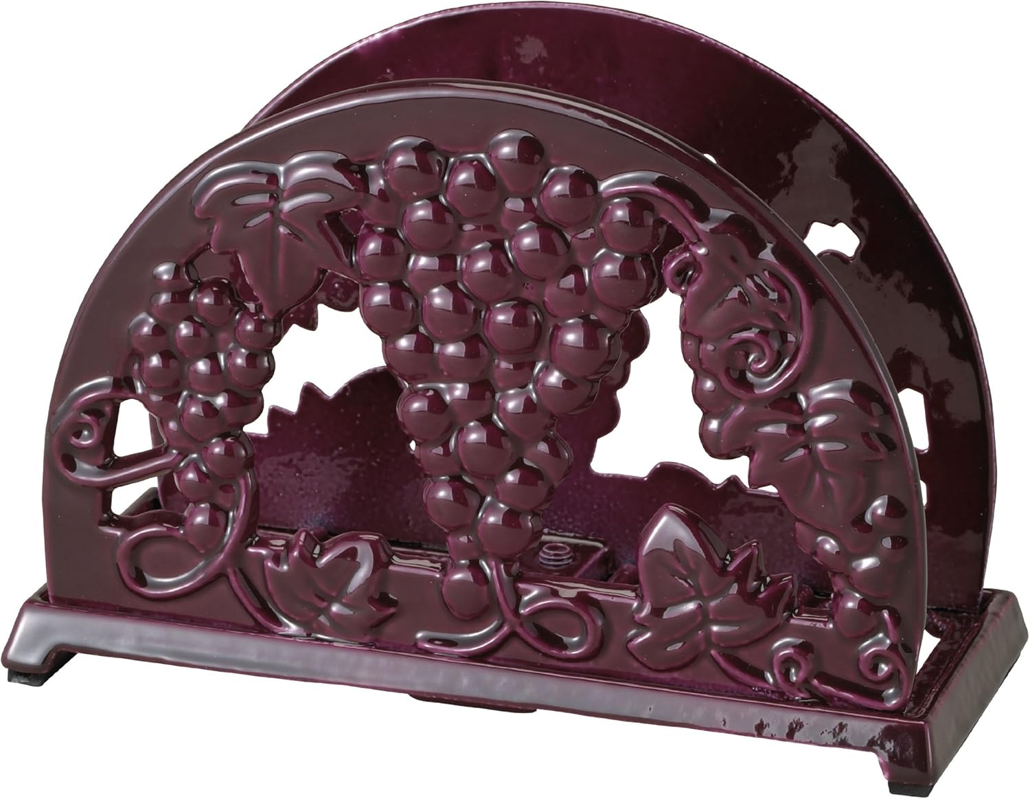 Old Dutch 2Tone Grape Napkin Holder, 61/4Inch, Purple Home & Kitchen